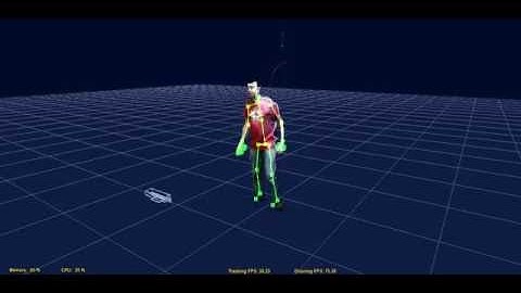 Mocap test (Kinect v2 + Brekel Pro Body 2)