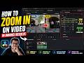 How To Zoom In On Video In DaVinci Resolve | Short Da Vinci Beginner Friendly Tutorial