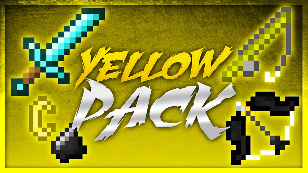 Minecraft: Yellow Default Edit PvP Resource Pack [1.7 