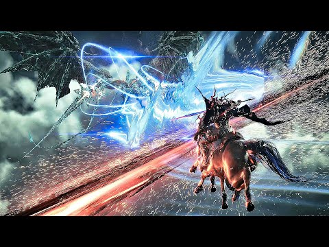 Odin vs. Bahamut Fight Scene (Final Fantasy XVI) 4K ULTRA HD Eikons Cinematic