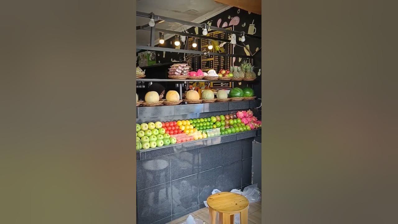 USAHA JUS BUAH DARI NYEWA TERAS SAMPAI KEBELI RUKO #shortsyoutube #streetfood #trendingshorts