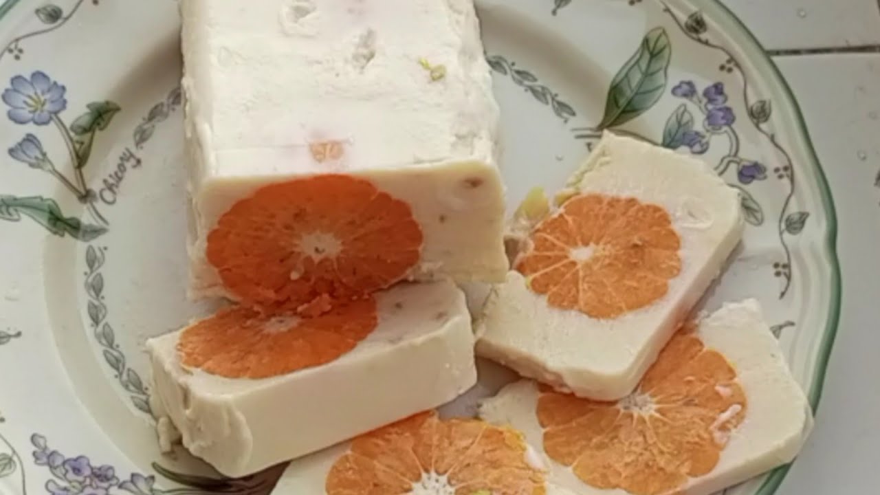 Perfect orange dessert recipe by lunch box 3B l no gelatin no baking