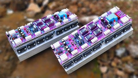 [DIY] Professional Amplifier Board For Outdoor using Sanken Transistor - MCRD V3 #cbzproject