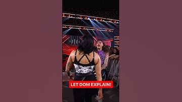 Rhea Ripley Doesn’t Want To Hear It, Dom Dom…😡😤 #wwe #shorts #youtubeshorts #viral #wrestling #fyp