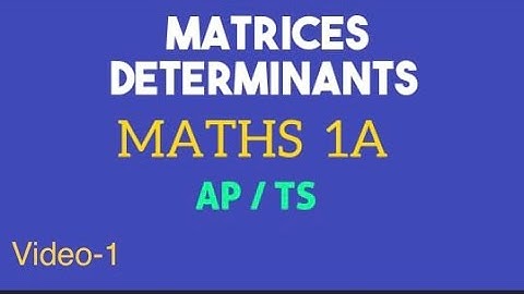#determinants #matrices the determinant of  skew -symmetric matrix of order three is zero