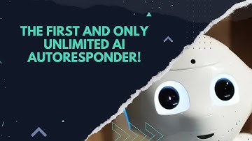 The FIRST and ONLY UNLIMITED AI Autoresponder! autoresponder for fb messenger