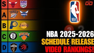 Ranking the Best & Worst NBA 2025-26 Schedule Release Videos News
