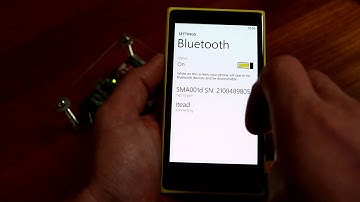 Bluetooth setup for CameraPro+Arduino on Windows Phone 8
