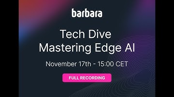 Barbara Tech Dive  Series - November