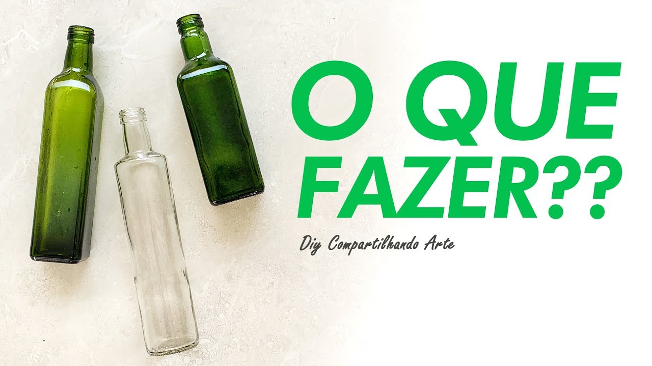 IDEIAS INCRÍVEIS E FÁCEIS USANDO GARRAFAS  DIY Artesanato e Decoração do COMPARTILHANDO ARTE