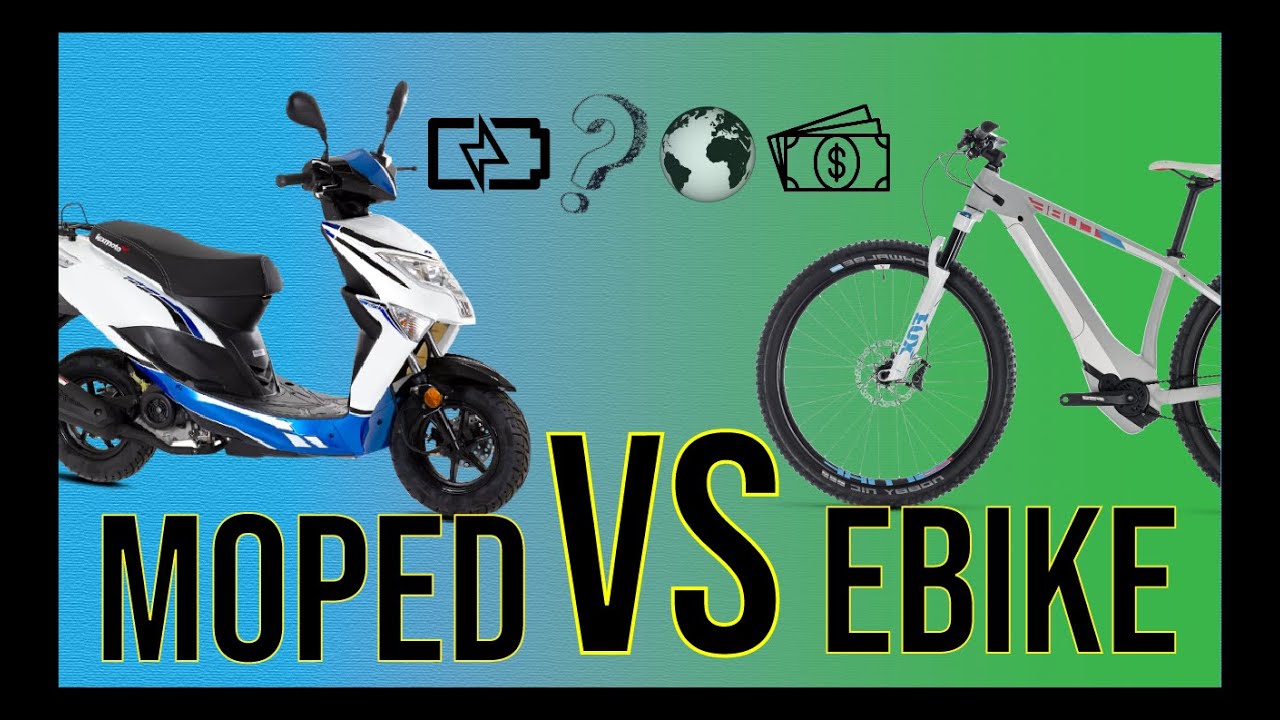 Forkert junk ganske enkelt Ebike VS Moped - YouTube