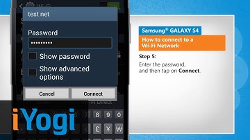 Connect to a Wi-Fi Network on Samsung® GALAXY S4