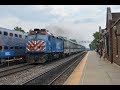 METRA RUSH HOUR Back to back FAST TRAINS at LaGrange road station Amtrak BNSF and MORE!