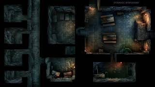 Neverdeath Graveyard animated map Flooded C14-16 C23-25
