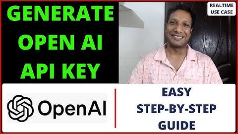 How to Generate OpenAI Api Key and Use it | An Easy Step-by-Step Guide