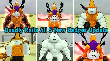 [ Chad 1exeo Gubby ] - How To Get 5 New Badges Morphs In Deadly Rails Roleplay | Chad Richie Gubbys