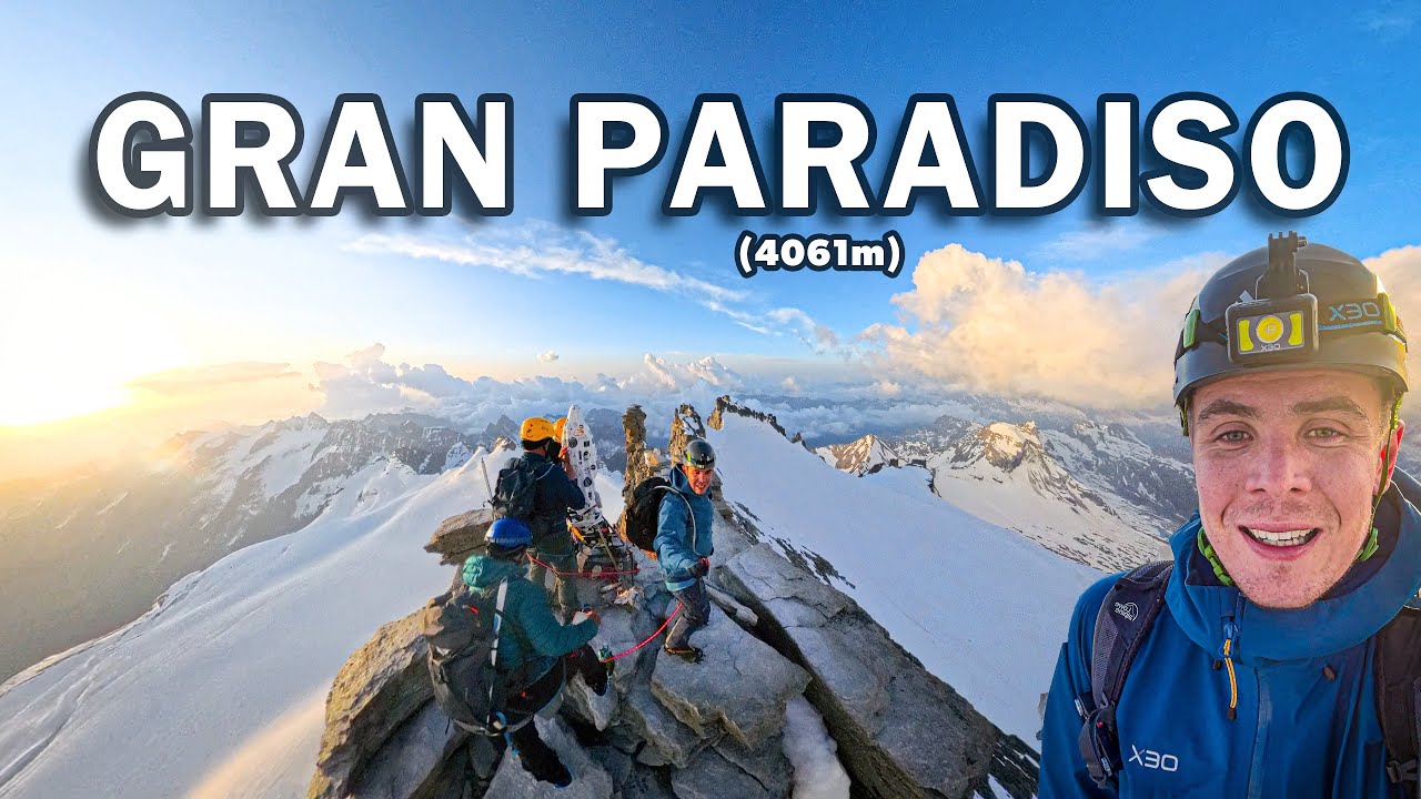 Climbing my first 4000m Peak.. Gran Paradiso (4061m)