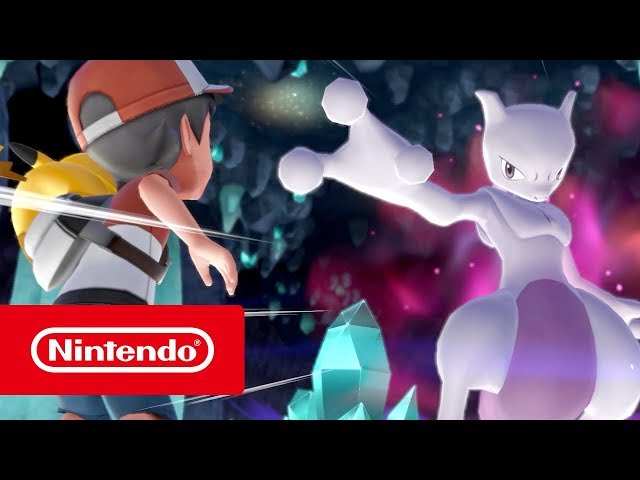 Mewtwo in Pokémon GO Park - Special Pokémon: Let's Go, Pikachu! & Let's Go,  Eevee! Clip 