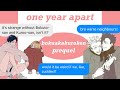 one year apart | bokuakakuroken prequel