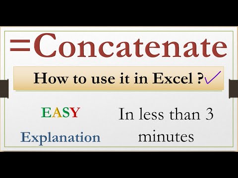 Ms Excel Functions Concatenate MS Excel Formula and Function. how to use Concatenate in Excel.