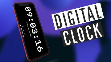 How To Get Digital Clock On iPhone🥰 best apps for iphone
