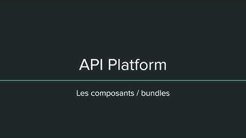 API Platform - Symfony 5