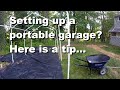 3 Things Made Setup of Coverpro 10 ft. x 17 ft. Portable Garage Easy - M18 EP28