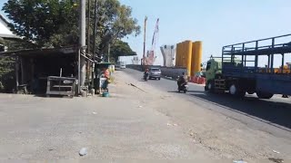 Girder2 dan Tabung Kuning Muncul di Tol Kali Gawe Kubro Bkt Semarang (170524)