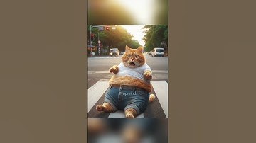 Chubby has always gone above and beyond for his son… #cat #ai #catsofyoutube