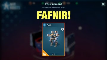 Finally FAFNIR! Special Delivery Crates Opening | War Robots SpaceTech Fair Challenge Event Chest