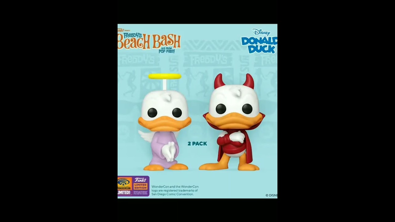 Disney: Donald's Should Angel & Devil 2-Pack Funko WonderCon 2022 Reveals: Pop!