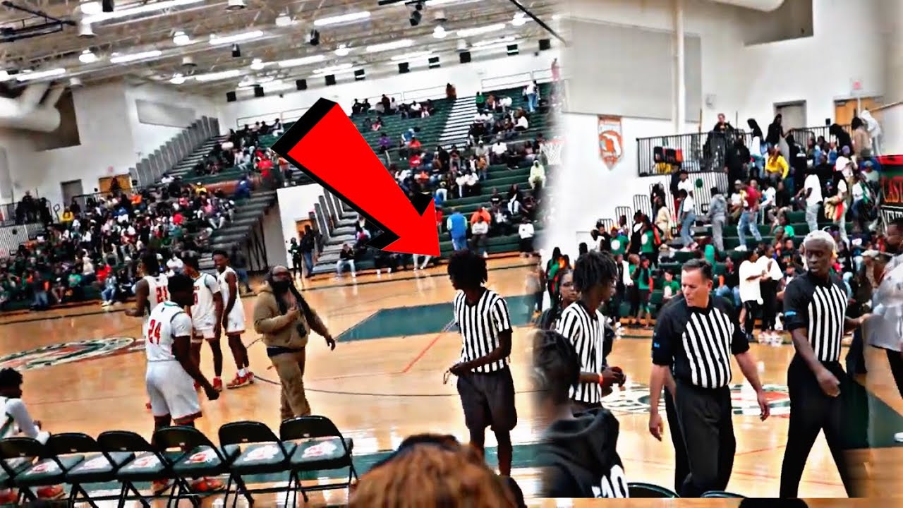 Reffing A HIGHSCHOOL BASKETBALL GAME PRANK ! YouTube