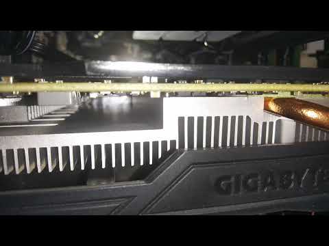 Писк дросселей видеокарты GIGABYTE GeForce GTX 1060 во время оценки производительности Windows 7