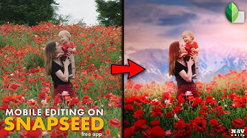 ENHANCE with a BACKGROUND IMAGE in SNAPSEED | SNAPSEED TUTORIAL | DOUBLE EXPOSURE | Android | iPhone