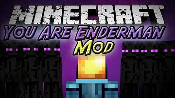 Minecraft Mod Showcase: YOU ARE THE ENDERMAN - Be an Enderman!