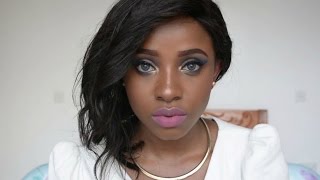 Light Blue Smokey Eye Make Up On Dark Skin Pink Lip Youtube Light Blue Smokey Eye Make Up On Dark Skin Pink Lip Youtube