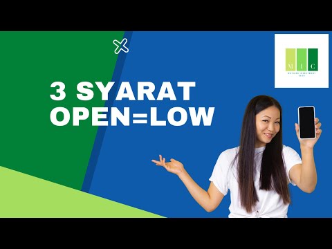 STRATEGI MEMANFAATKAN OPEN SAMA DENGAN LOW (OPEN=LOW)