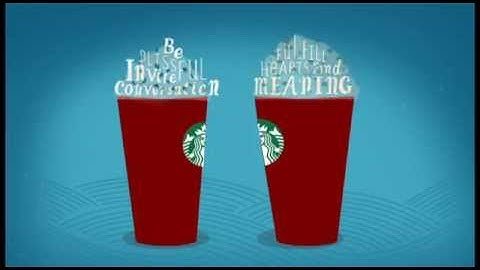 Starbucks Ad Re-creation using After Effects