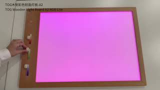 TOG Wooden Light Board A1/A2/A3/A4 RGB Lite screenshot 3