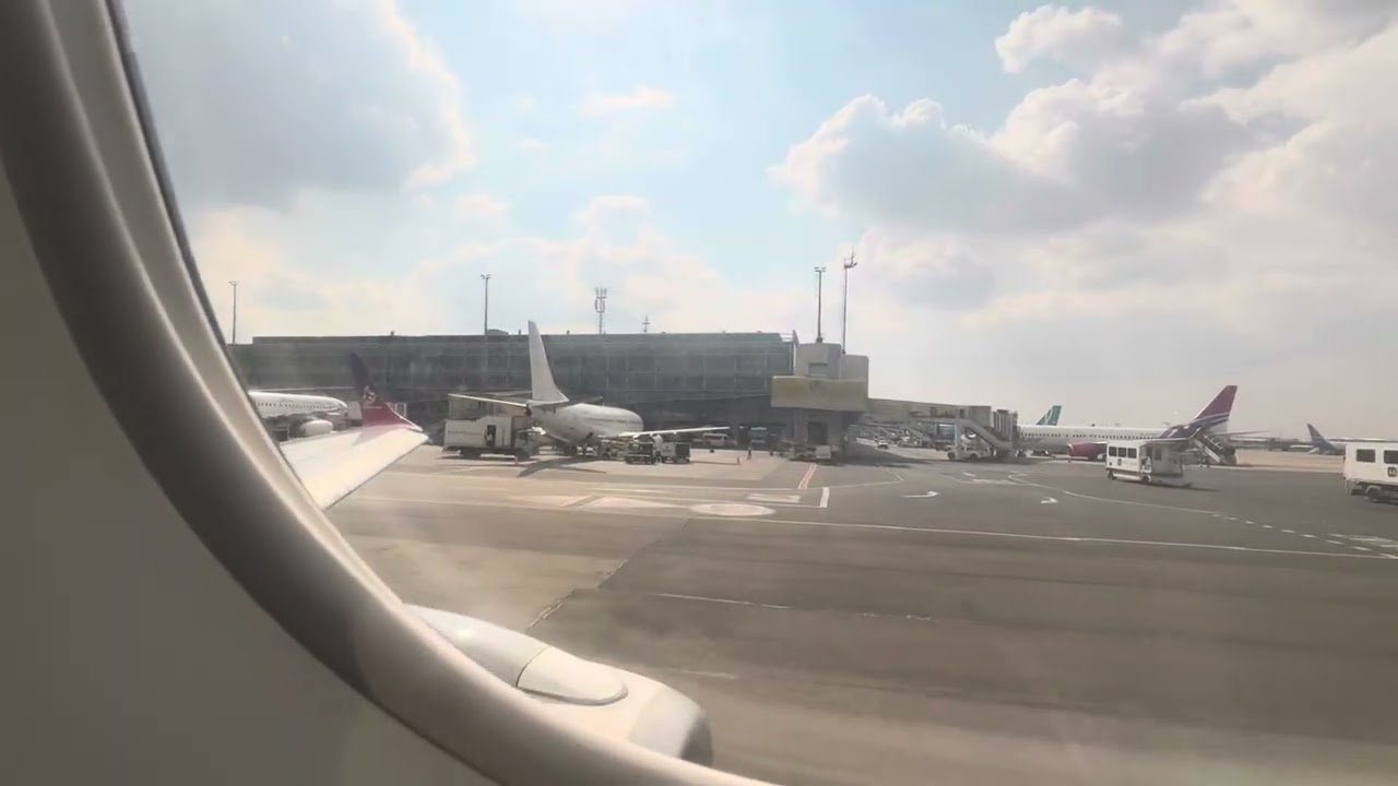 Airlink Cloudy Afternoon Departure from Johannesburg 