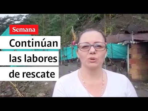 Continúan las labores de rescate