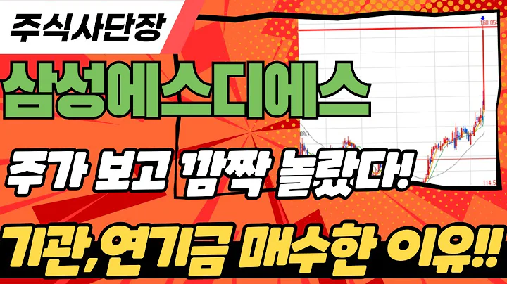 [삼성에스디에스 주가전망]🔥긴급🔥이유있는 급등. 기관, 연기금이 모두 매수한 이유!!