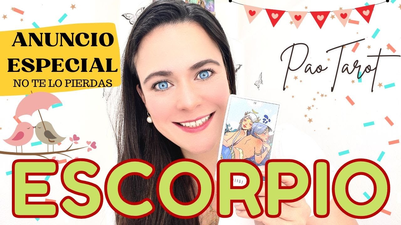 ESCORPIO ♏️ WOW TE DOY TODOS LOS DETALLES DE ESA PERSONA 🔮 HOROSCOPO ...