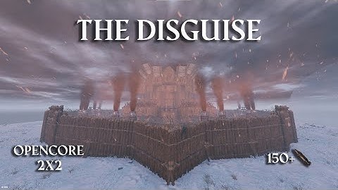 THE DISGUISE | 2x2 Open Core | Widegap | Mini Chinawall | Rust Group Base