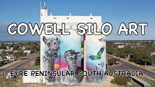 Australian Silo Art - Cowell, South Australia (Drone Footage)