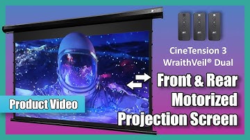 Elite Screens CineTension 3 WraithVeil® Dual - Product Overview
