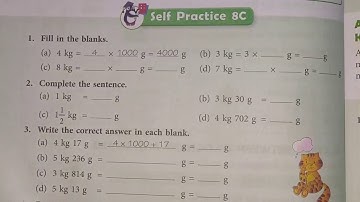 Class 3rd Subject Maths self practice 8C by ANUJ YADAV SIR 03/12/20