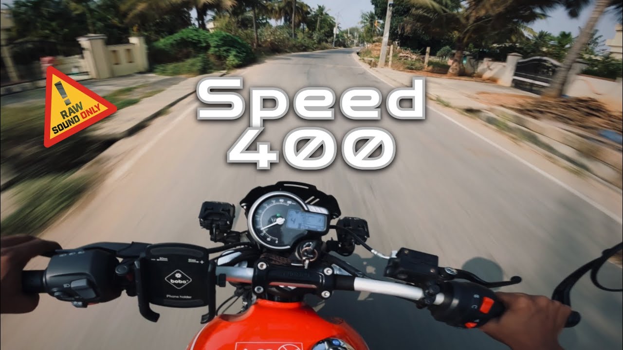 Triumph Speed 400 | RAW Sound Only!