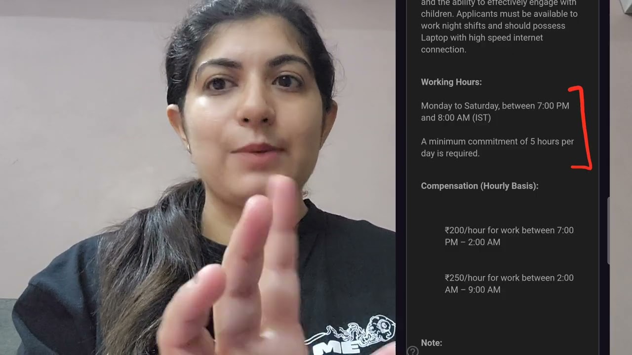 Online job opportunity 