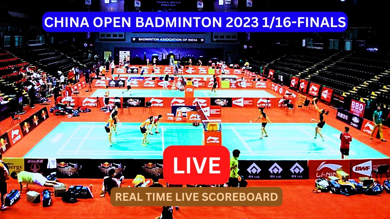 2023 Victor China Open Badminton LIVE Score UPDATE Today Badminton 1/16-Finals Game Sep 06 2023